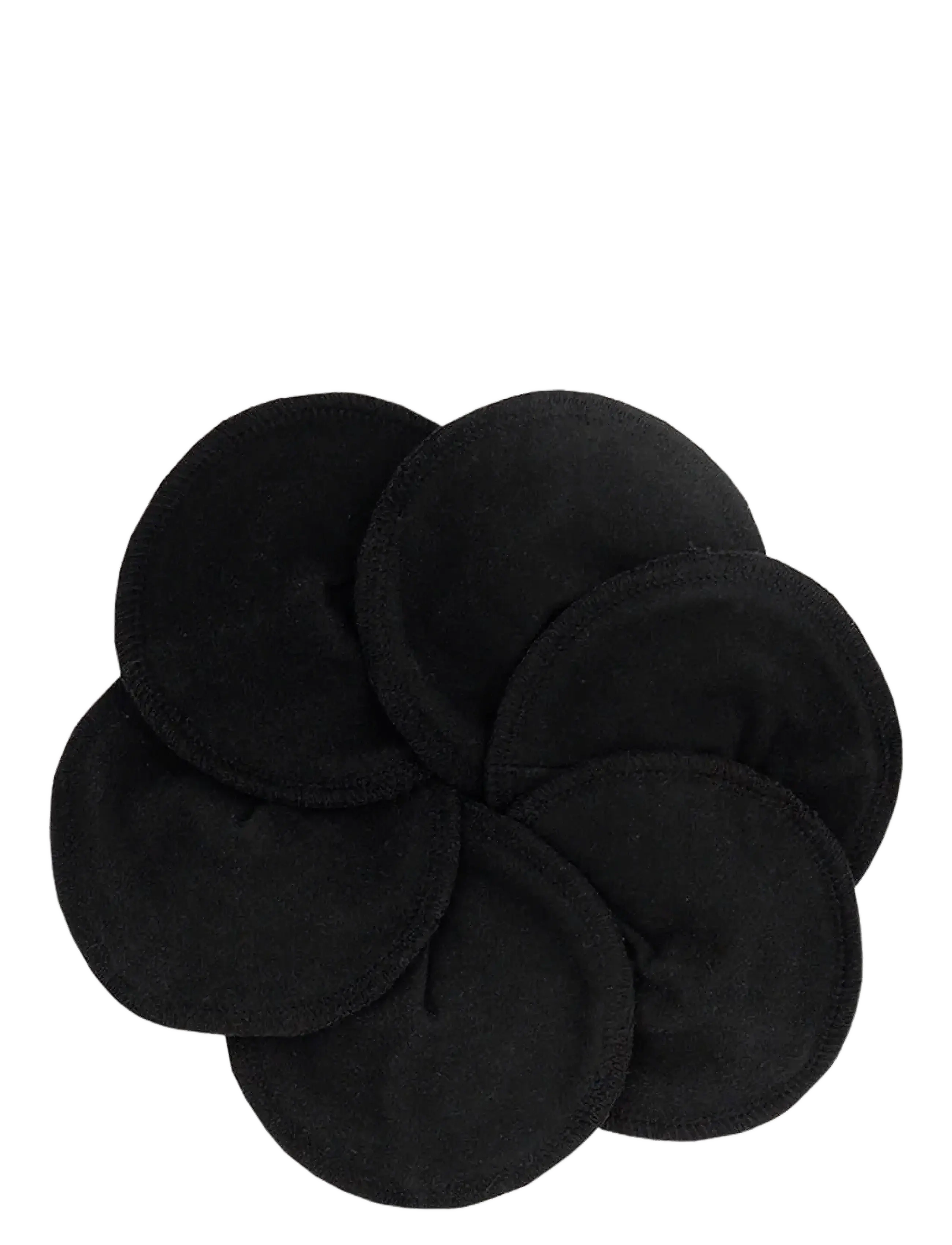 Imse Vimse Nursing Pads Organic Cotton, Black 3-pairs - Stillprodukte - BLACK / black