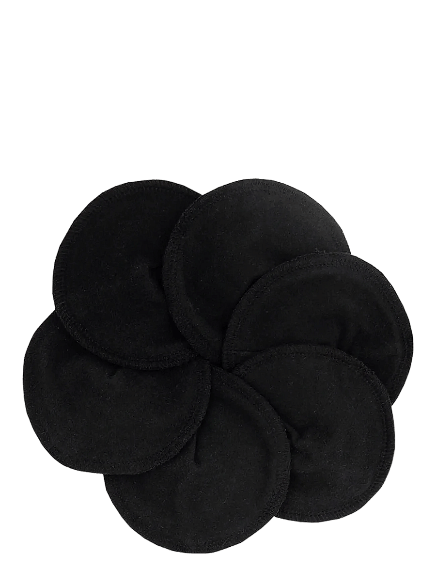 Imse Vimse - Nursing Pads Organic Cotton, Black 3-pairs - milchpumpen & zubehör - black - 0