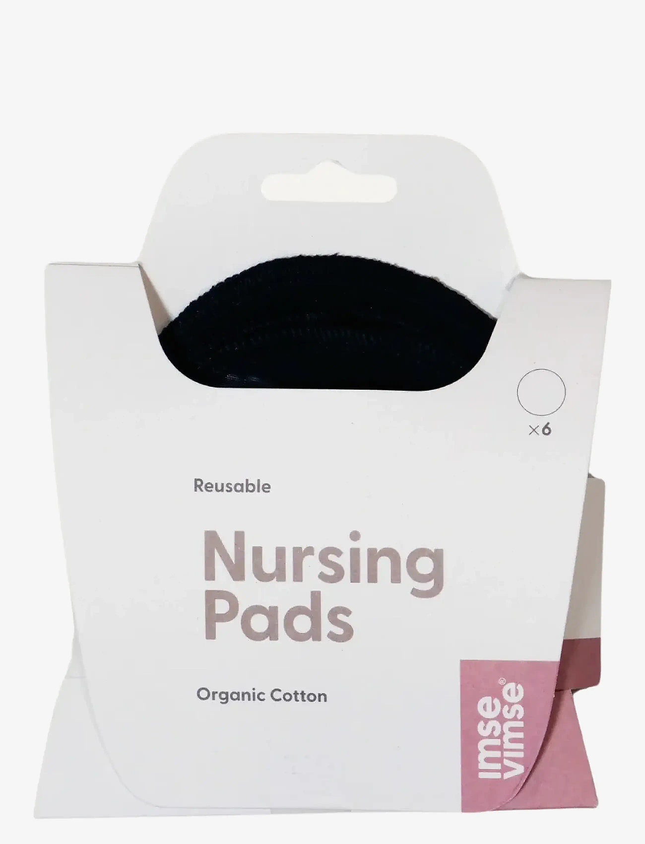 Imse Vimse - Nursing Pads Organic Cotton, Black 3-pairs - milchpumpen & zubehör - black - 1