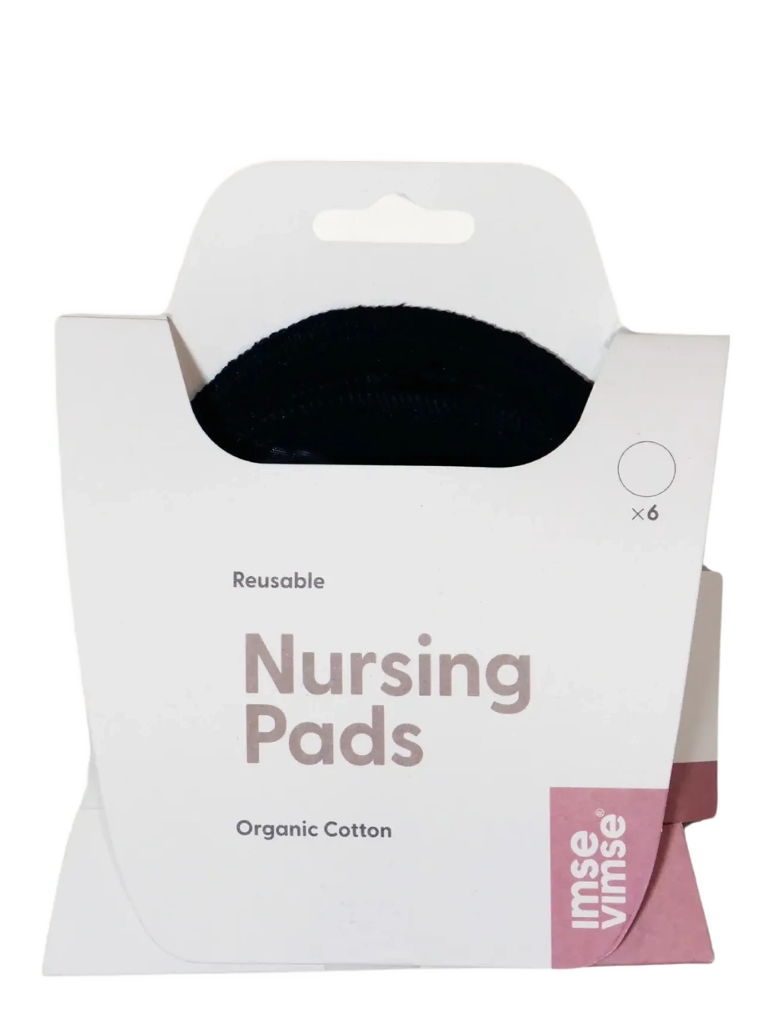 Imse Vimse - Nursing Pads Organic Cotton, Black 3-pairs - brystpumper og tilbehør - black - 1