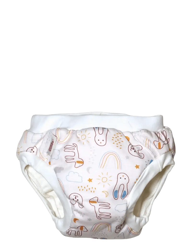 Imse Vimse - Training Pants L 9-12 kg, Pink Dots/White Teddy 2-p - underbukser - pink dots/white teddy - 5