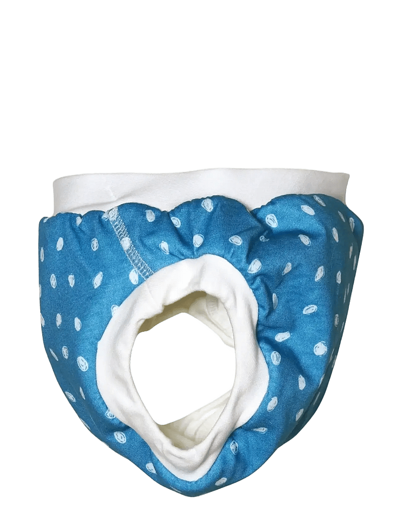 Imse Vimse - Training Pants L 9-12 kg, Blue Dots/White Teddy 2-p - underpants - blue dots/white teddy - 3