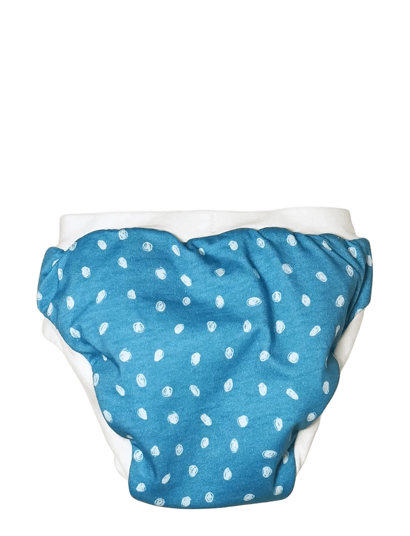 Imse Vimse - Training Pants L 9-12 kg, Blue Dots/White Teddy 2-p - underpants - blue dots/white teddy - 4