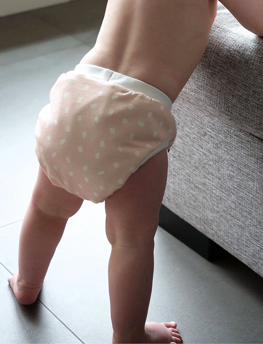 Imse Vimse - Training Pants XL 11-14 kg, Pink Dots/White Teddy 2-p - pink dots/white teddy - 0
