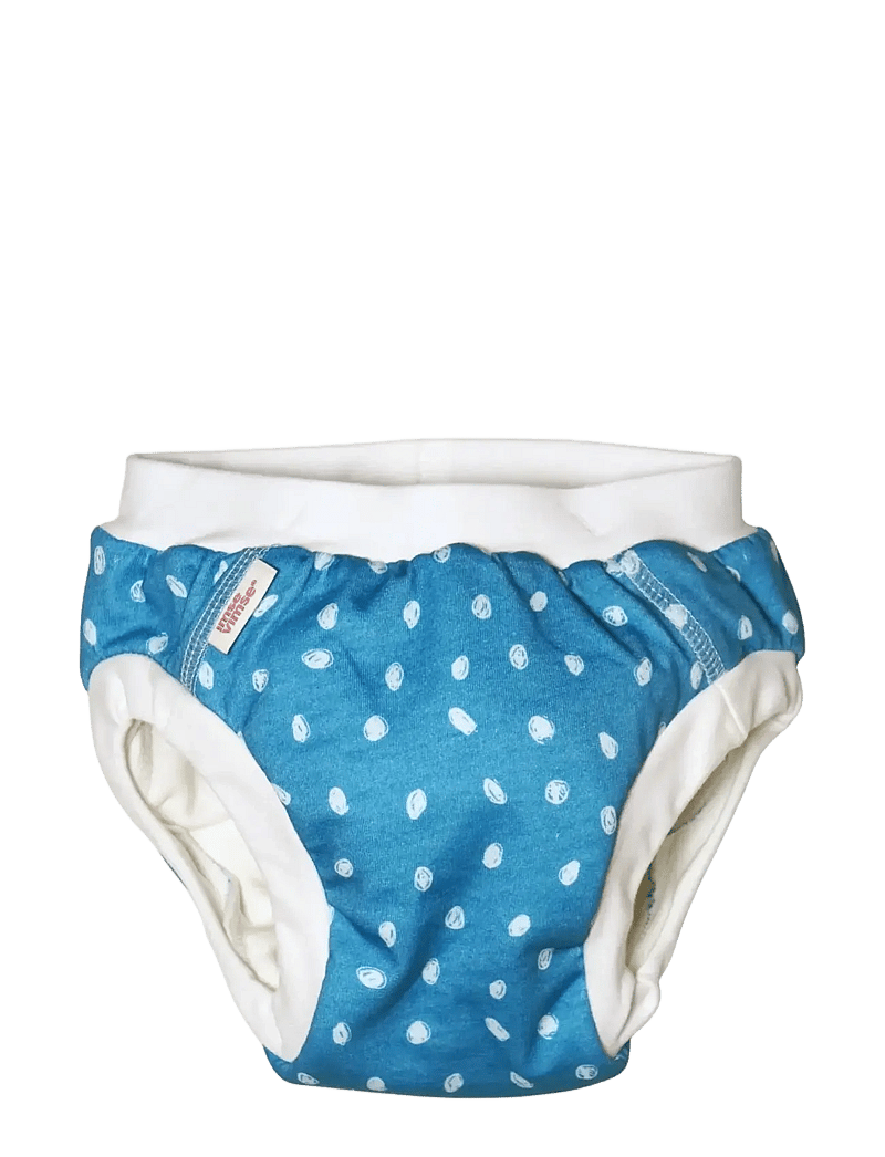 Imse Vimse - Training Pants XXL 13-17 kg, Blue Dots/White Teddy 2-p - majtki - blue dots/white teddy - 2