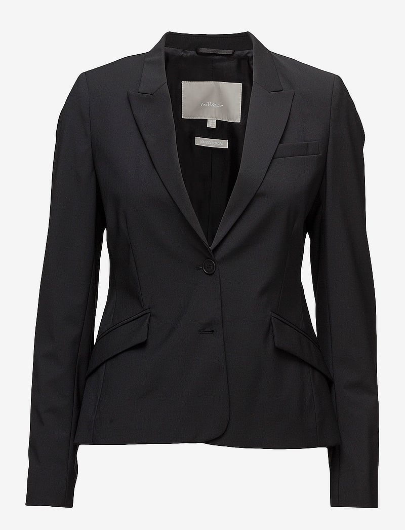 InWear - Billaa - enkelknäppta kavajer - black - 1