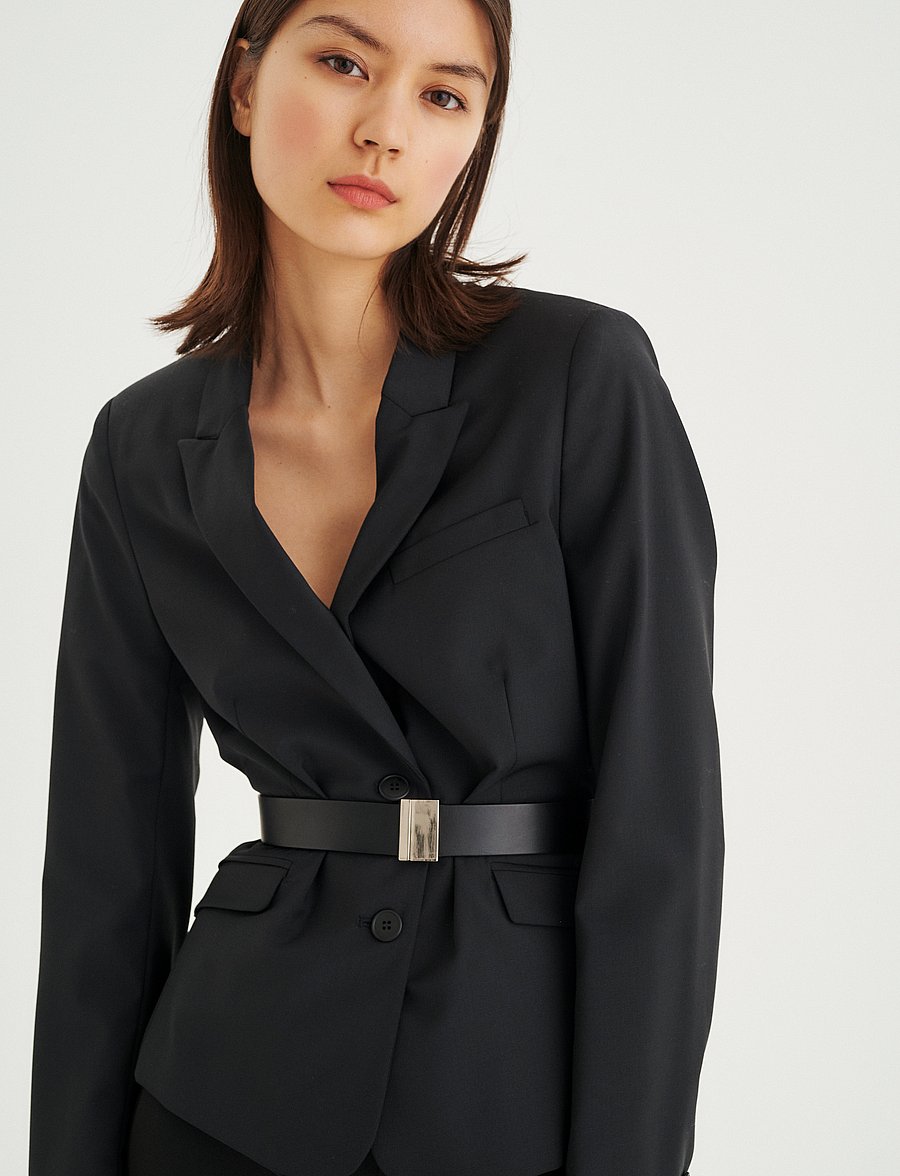 InWear - Billaa - einreihige blazer - black - 0