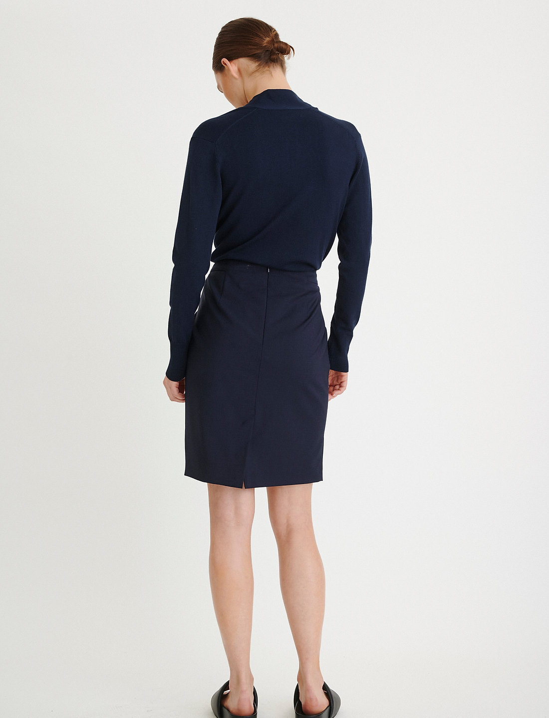 InWear - Ninsa - midi-röcke - marine blue - 3