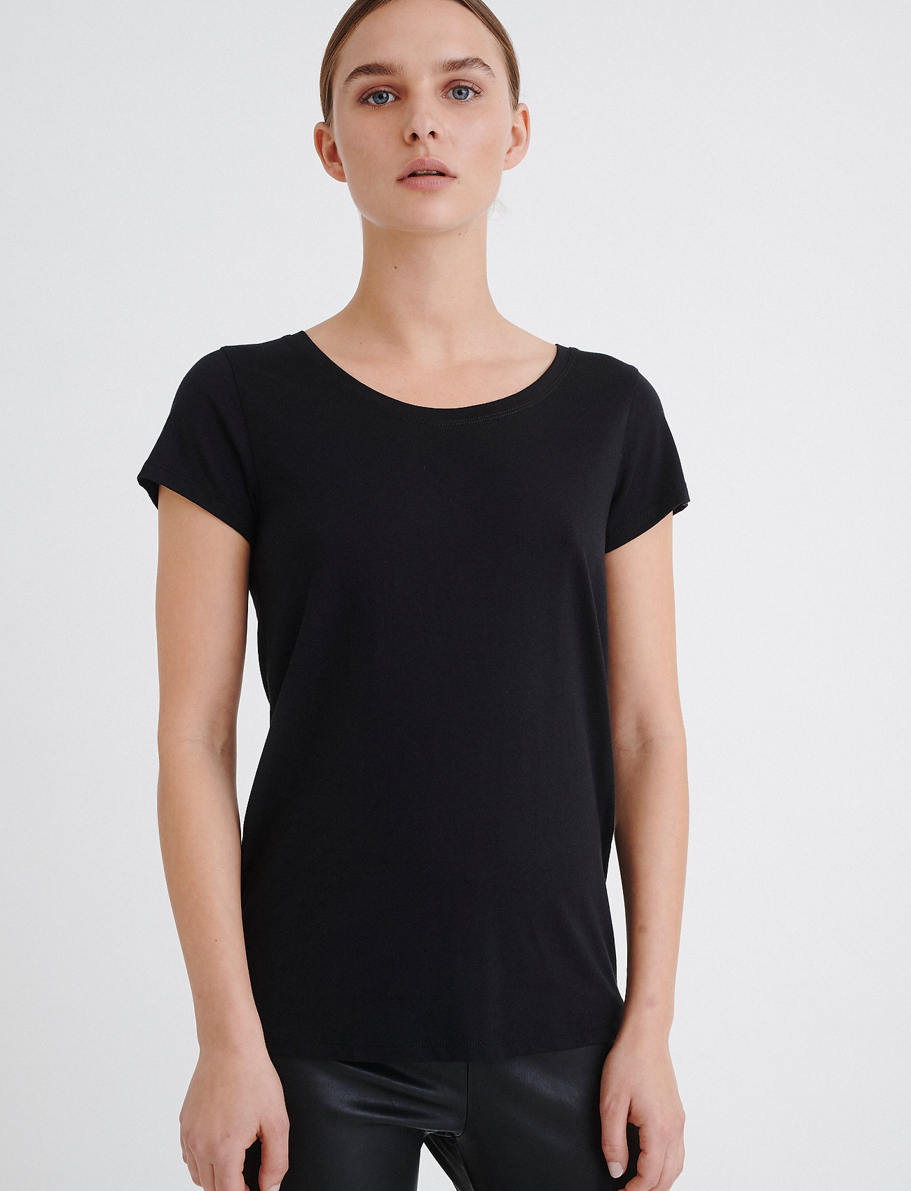 InWear Rena T-Shirt, Kvinder, Kortærmet T-shirt, Sort, Str: XL