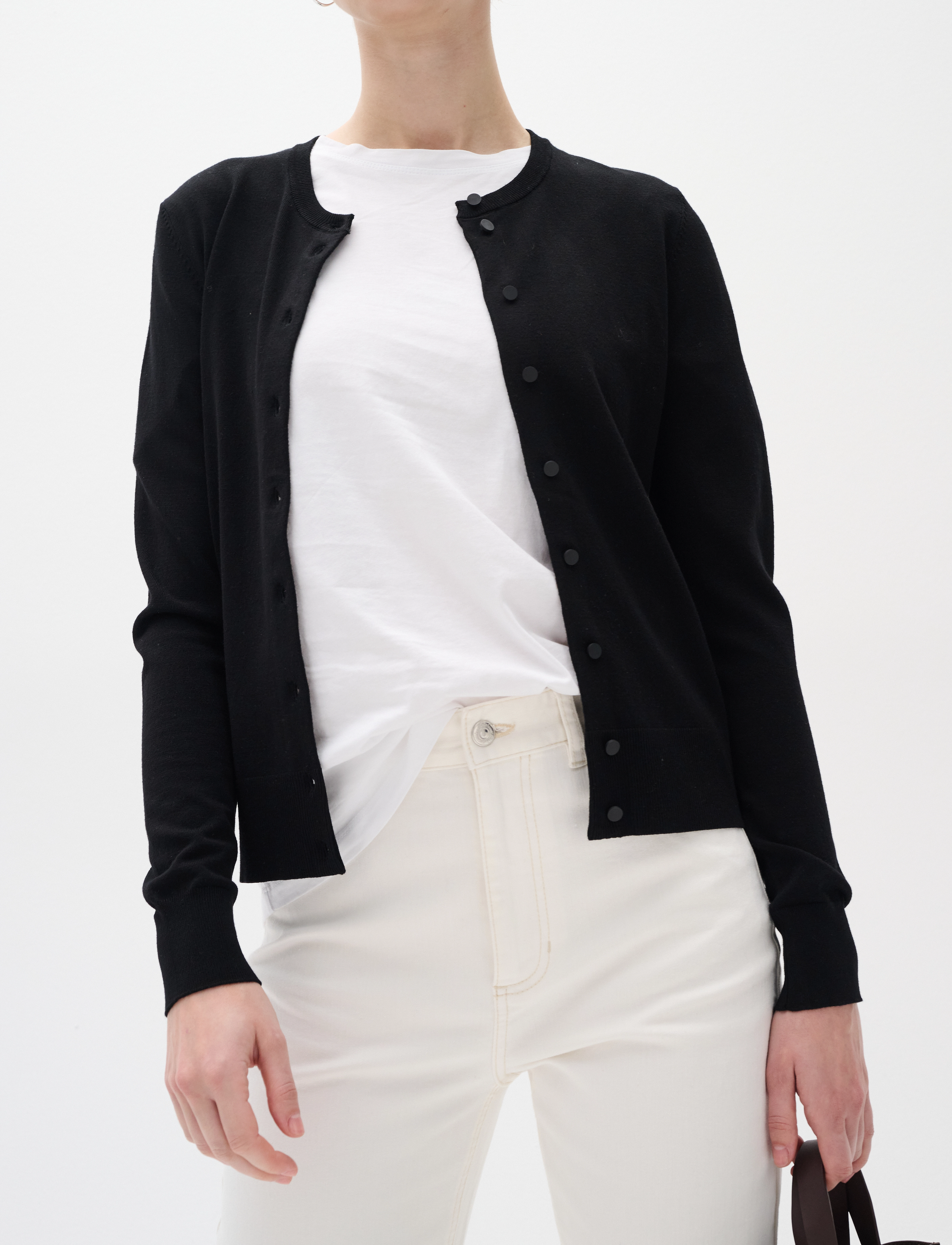 InWear Rita Cardigan, XL, Black, Strik > Cardigans, Dame