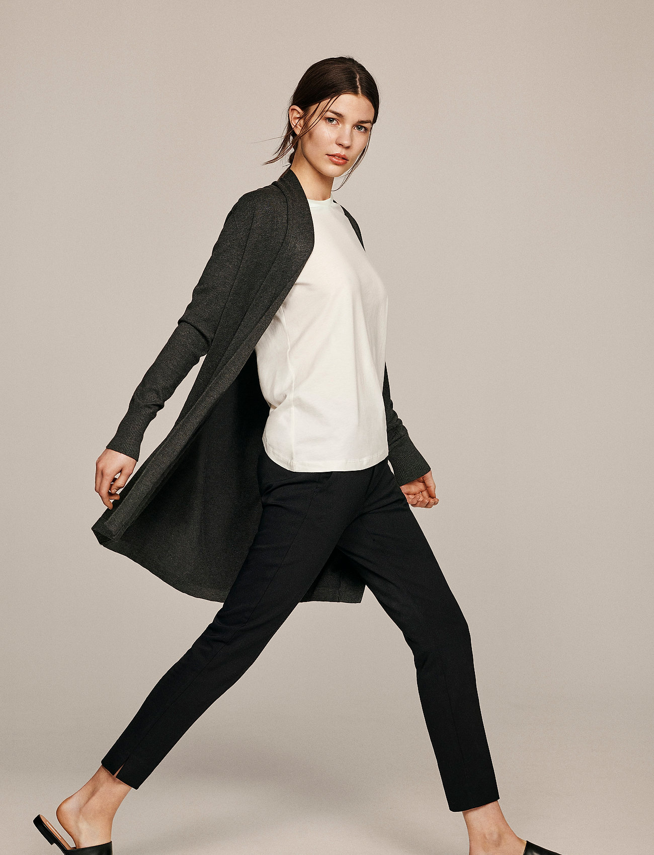 InWear - Renee Cardigan - dark grey melange - 3