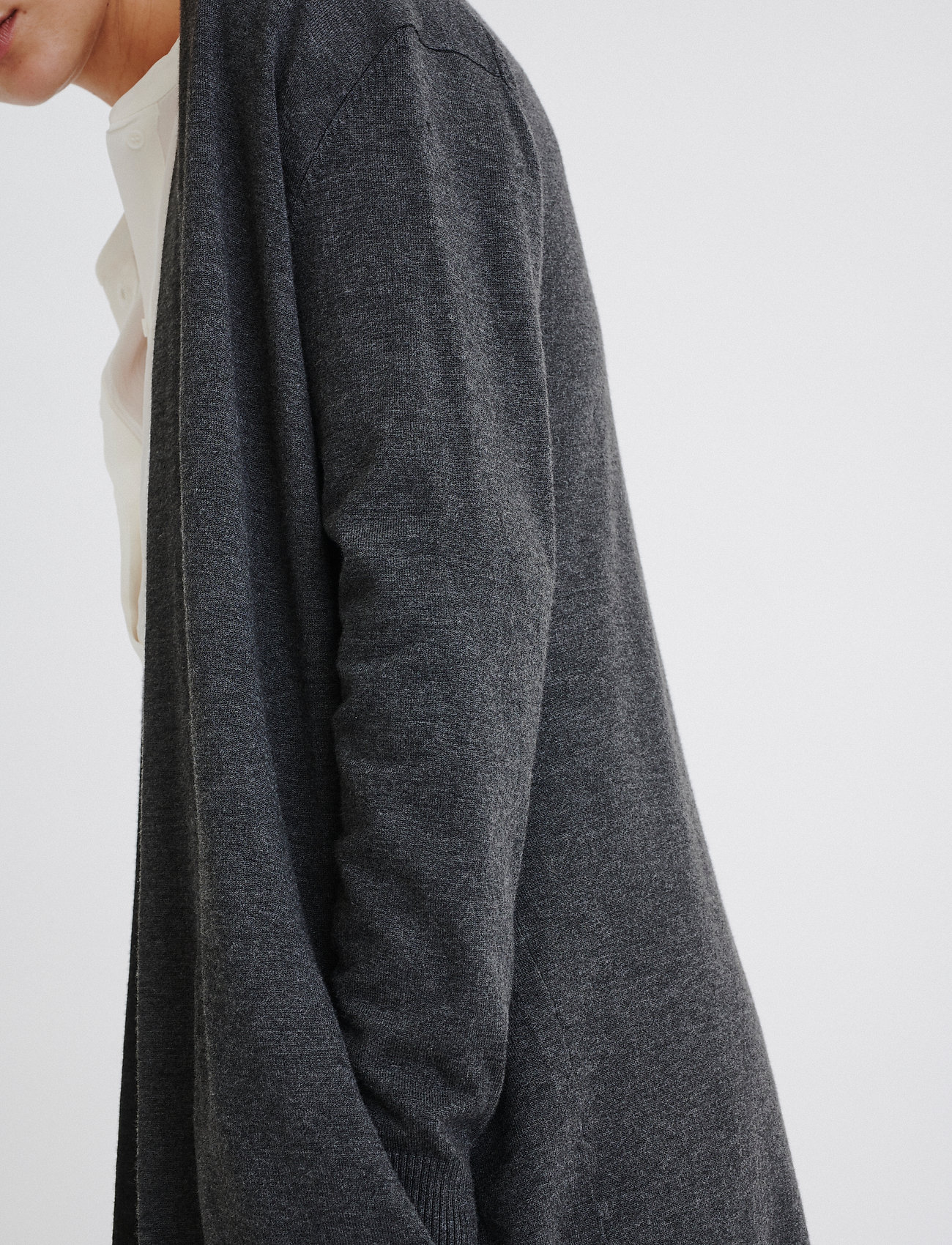 InWear - Renee Cardigan - dark grey melange - 5