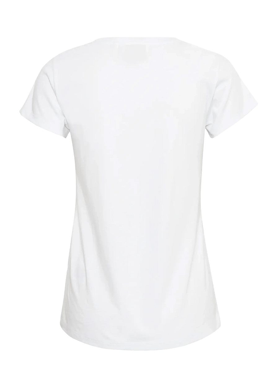 InWear - Rena V Tshirt KNTG - t-särgid - pure white - 2