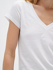 InWear - Rena V Tshirt KNTG - laveste priser - pure white - 7
