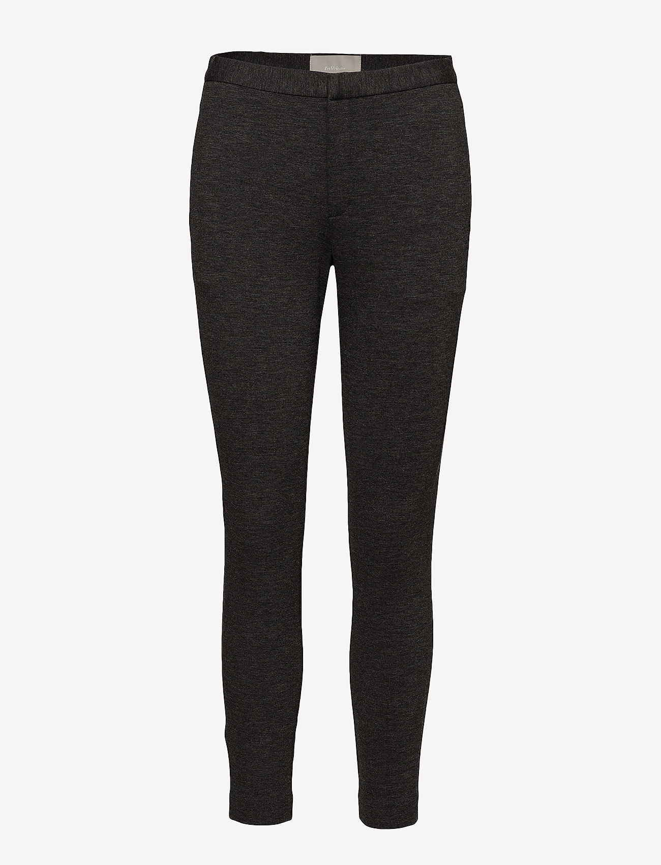 InWear Venche N Slim Pant - Kitsa säärega püksid - DARK GREY MELANGE / grey