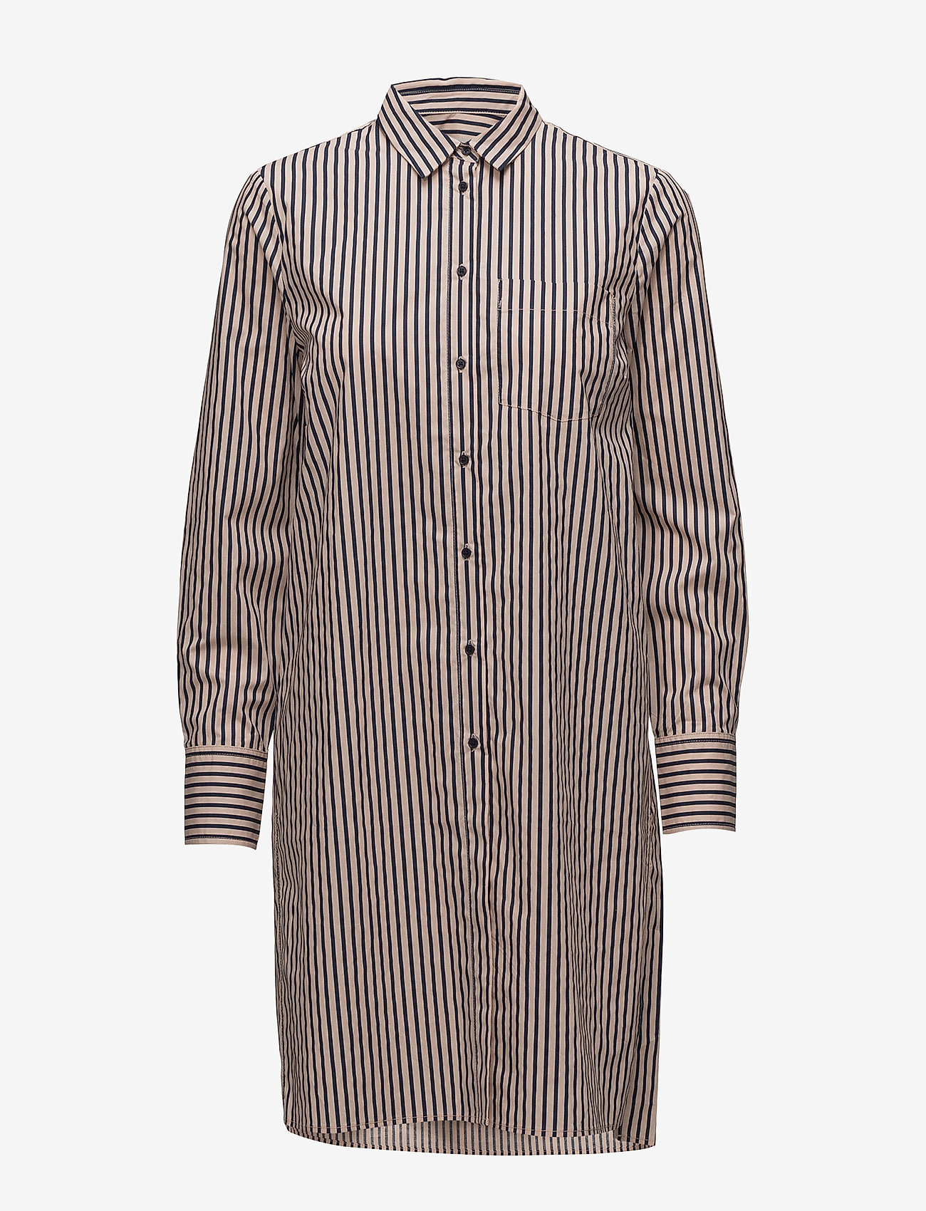 InWear - Bora Long Shirt - stripes midnight - 0
