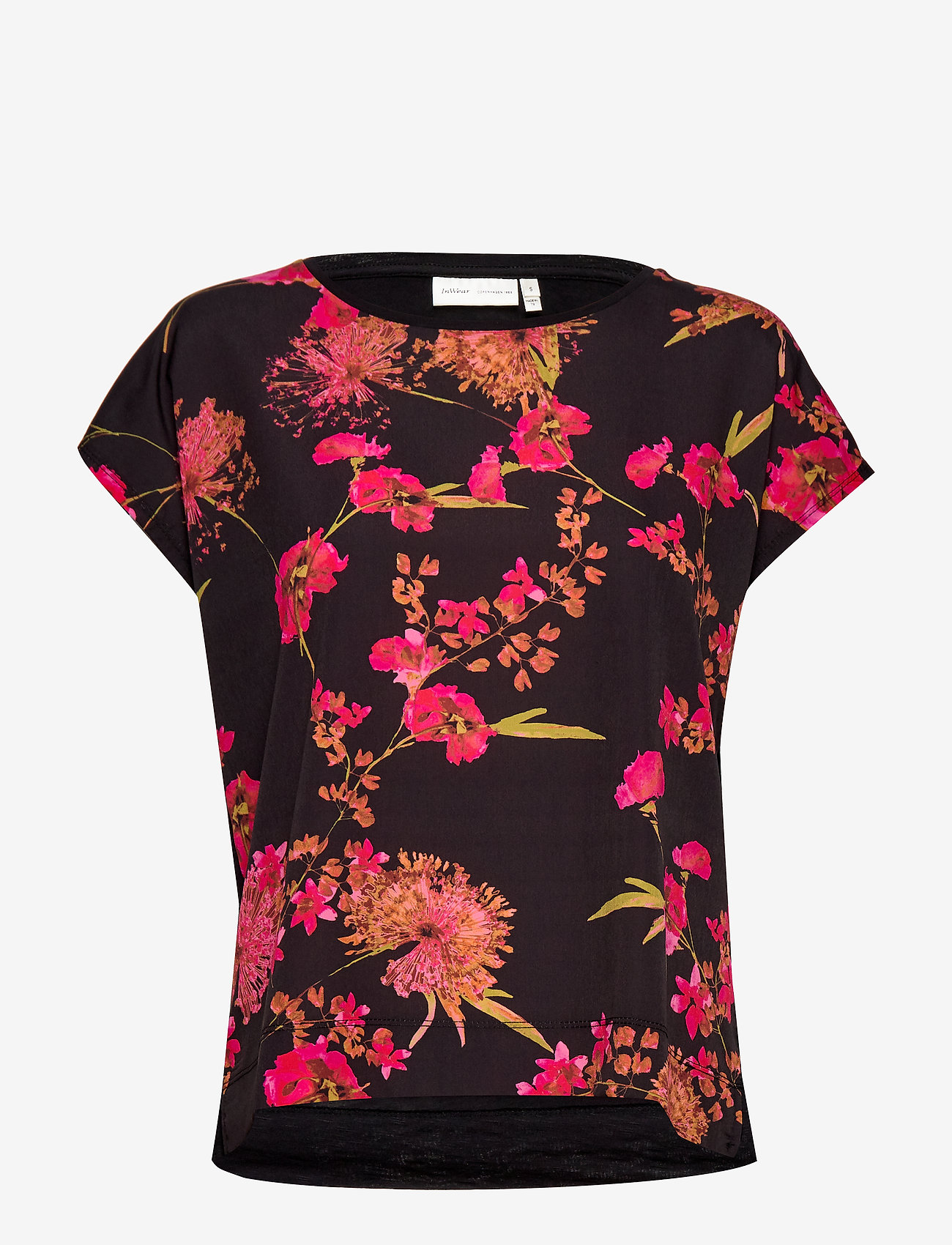 InWear - Sicily Tshirt - big pink petunia elderflower - 0