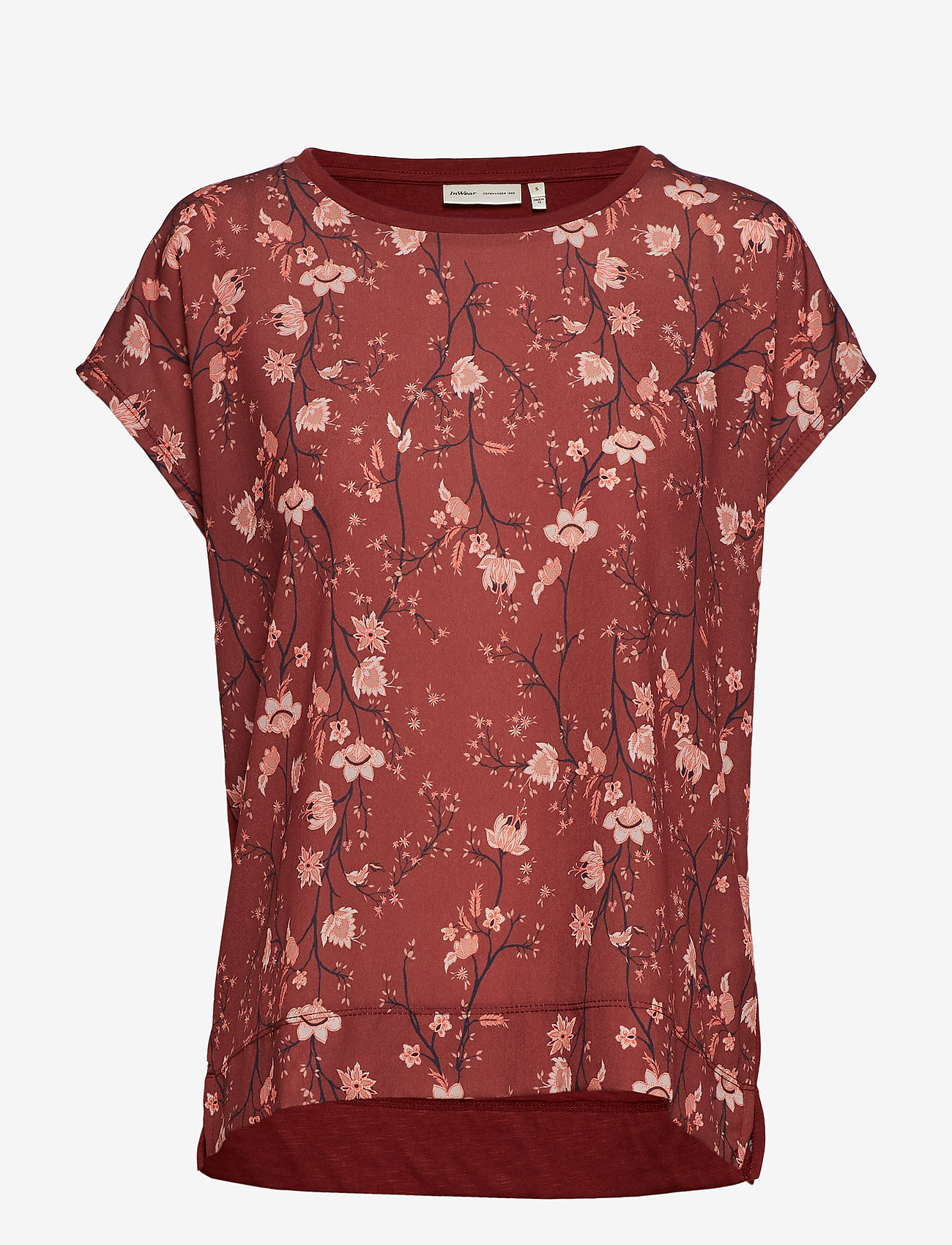 RUSSET BROWN ASIAN FLORAL