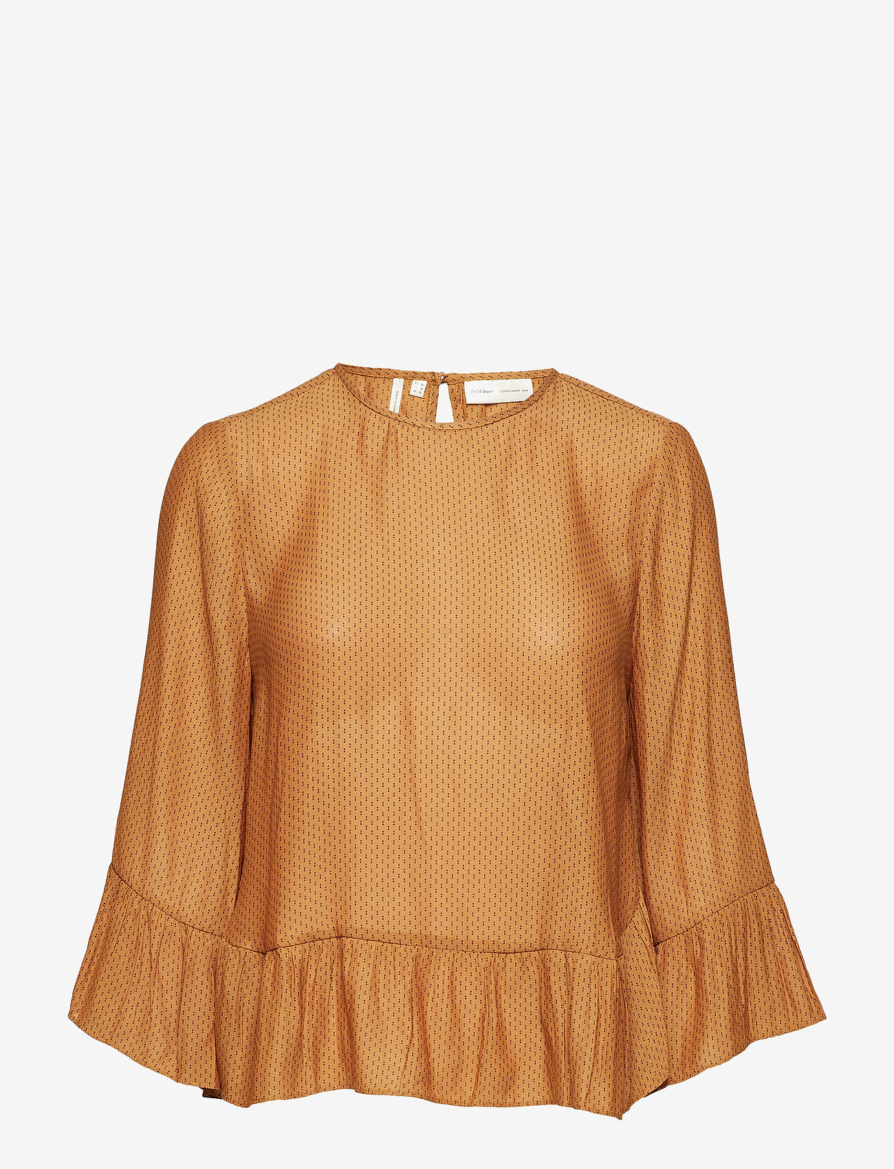 InWear - Vivi Top LW - mini dot caramel - 0