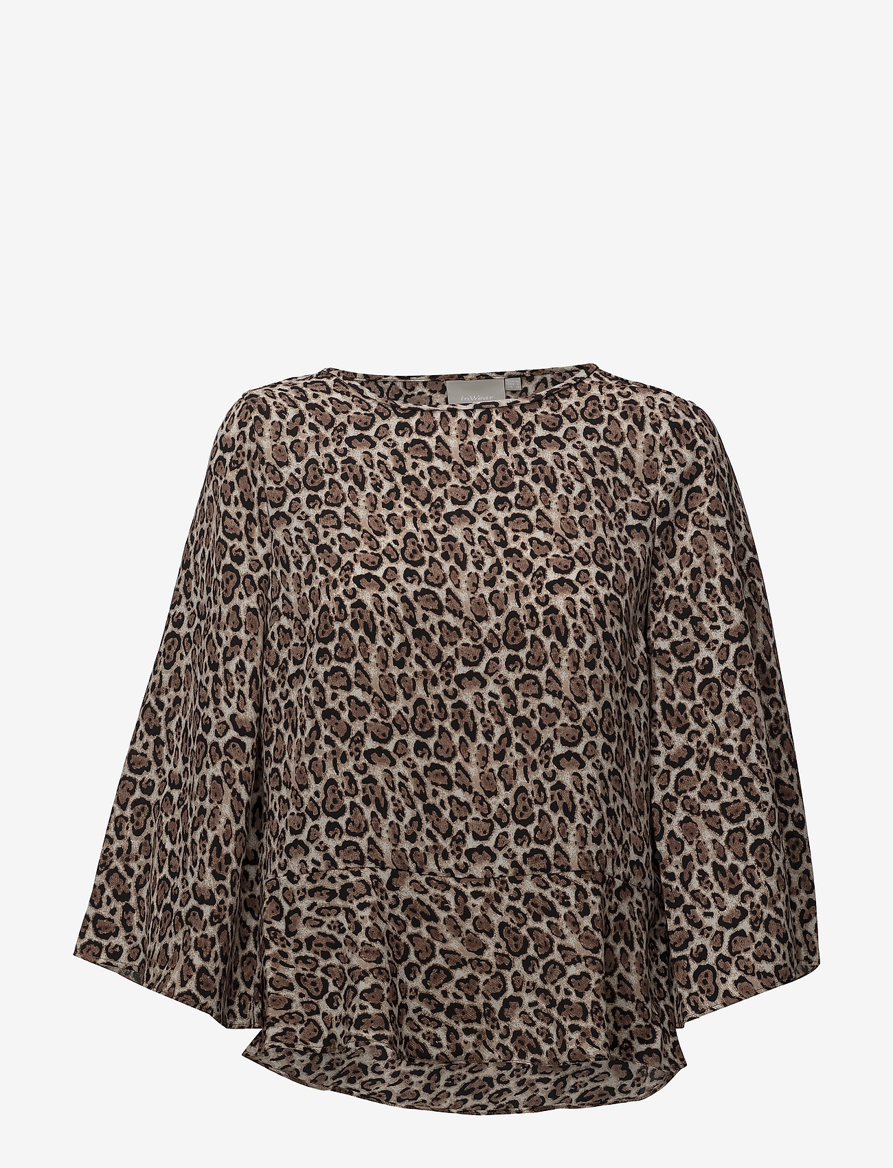 InWear - Oliana Blouse - long-sleeved blouses - leopard so - 0