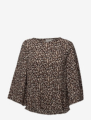 InWear - Oliana Blouse - long-sleeved blouses - leopard so - 0