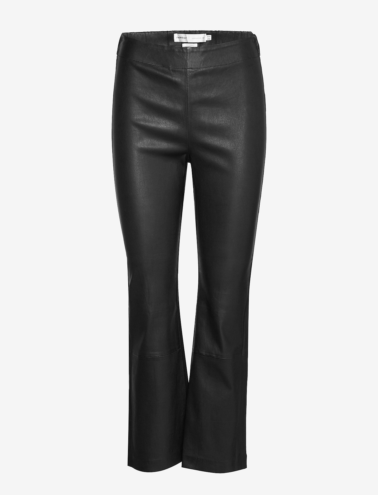 InWear Cedar Pant - Lederhosen - BLACK / black