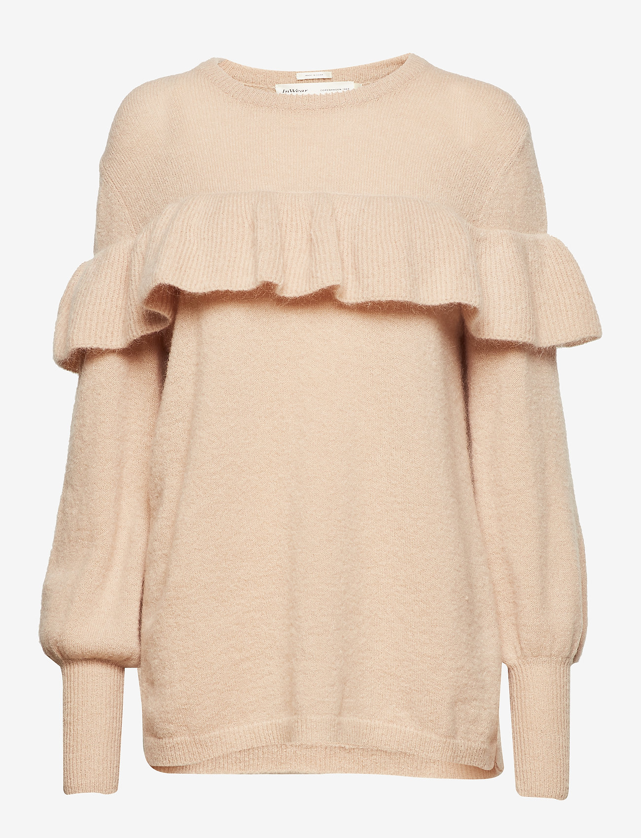 InWear - Finula Ruffle Pullover KNIT - rose dust - 0