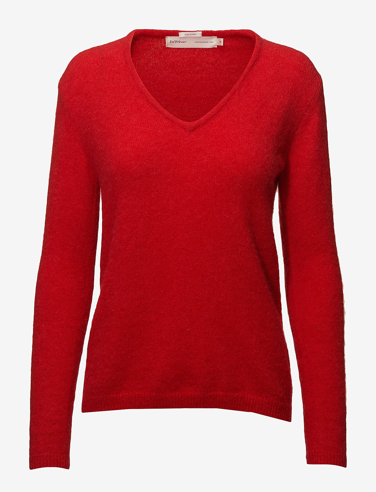 InWear - Tia V Pullover MA18 - fiery red - 0