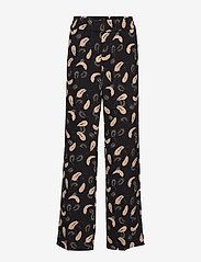 InWear - Acadia Pant - spodnie szerokie - black abstract paisley - 0