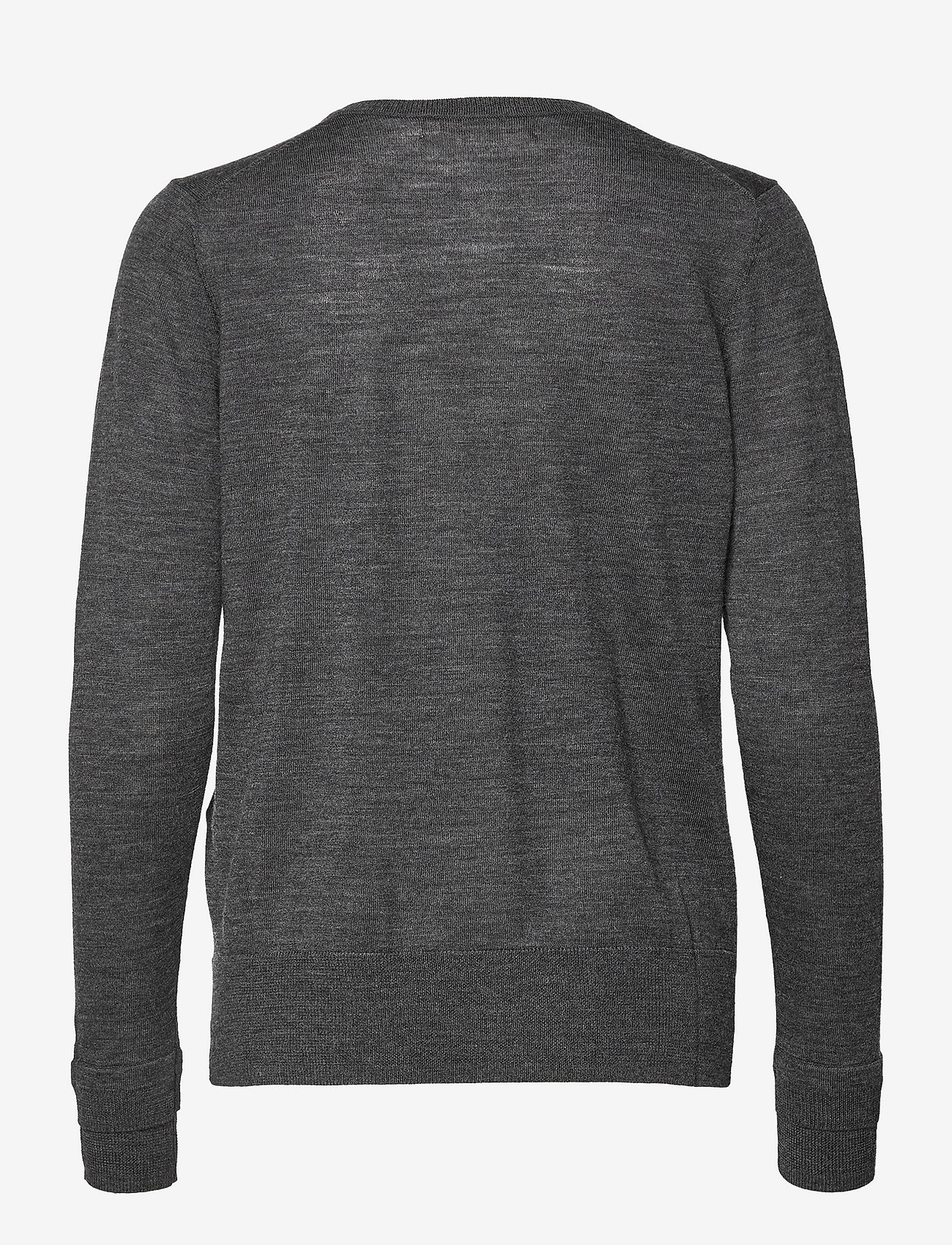 InWear - Nora V-neck Pullover - dark grey melange - 1