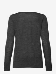 InWear - Nora O-neck Pullover - jumpers - dark grey melange - 1