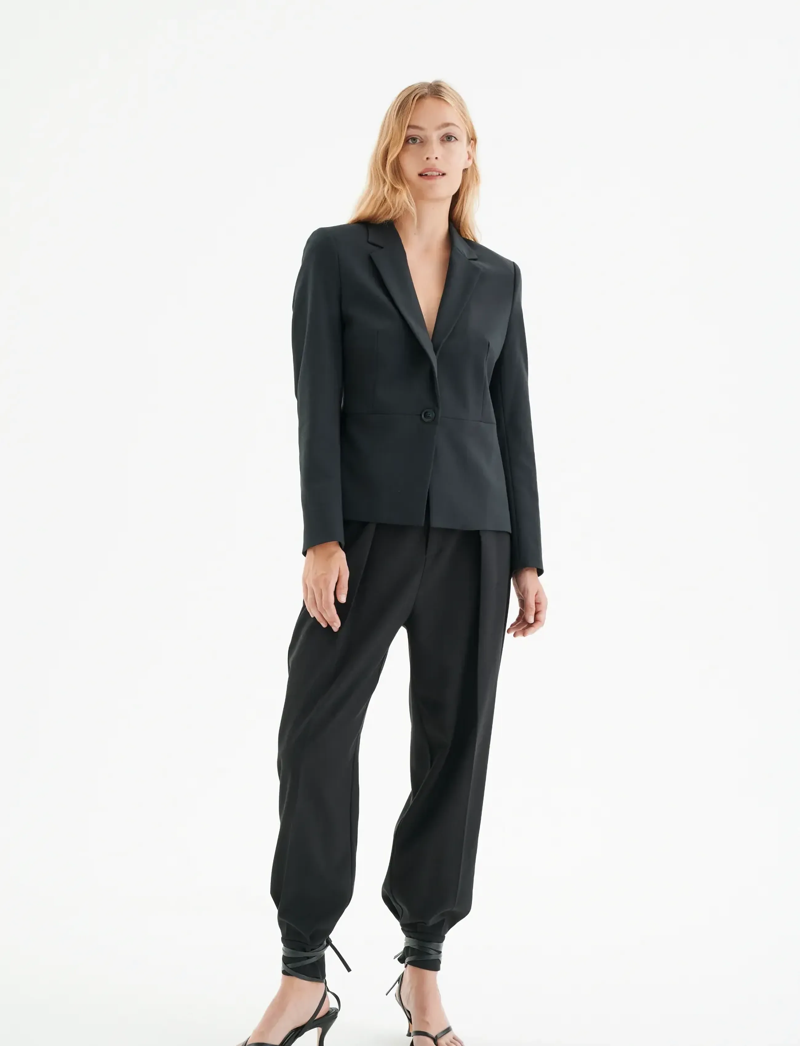 InWear Zella Blazer, 38, Black, Blazere > Enkeltradede Blazere, Dame