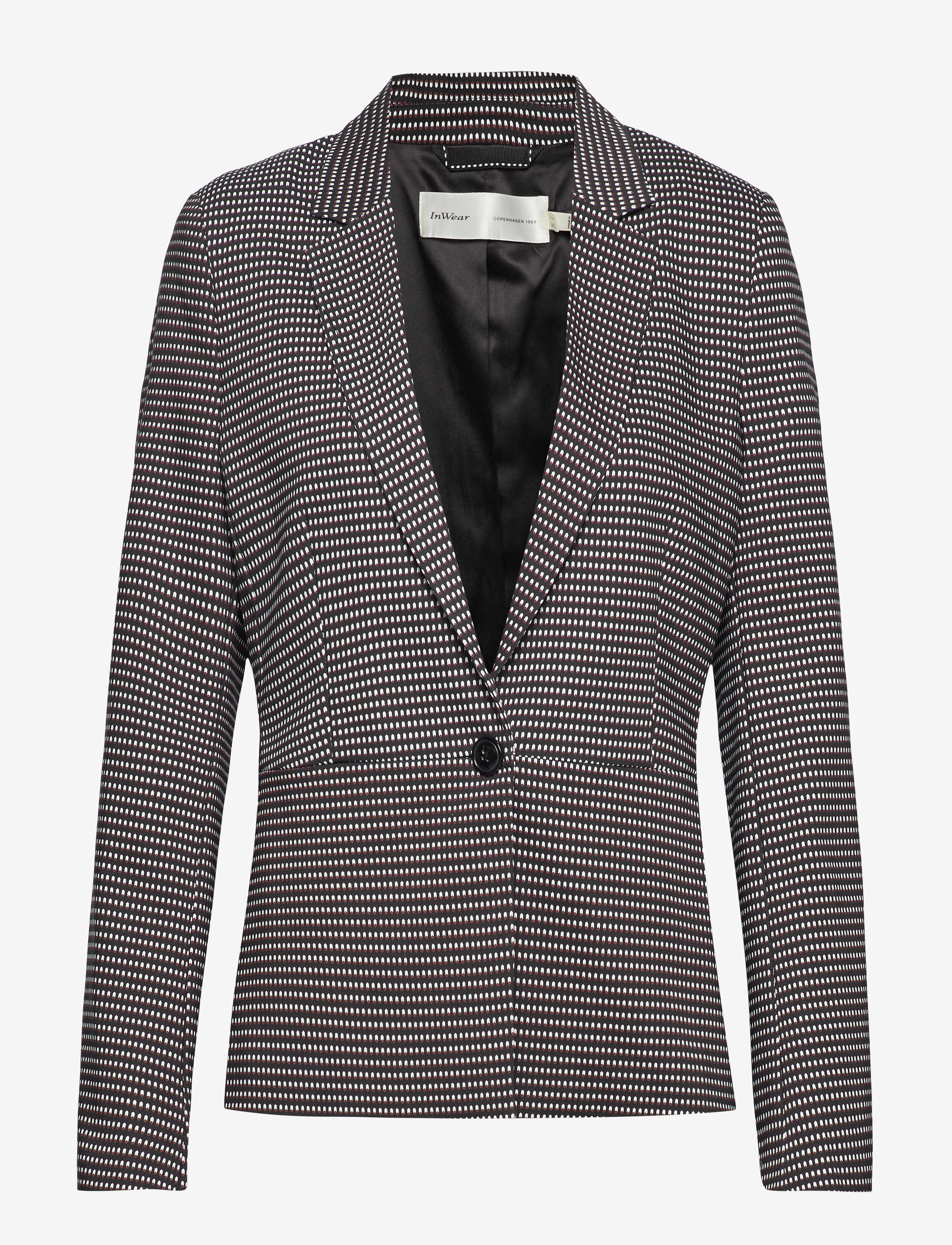 InWear Zella Blazer - Vaatteet - GRAPHIC DOTS / black