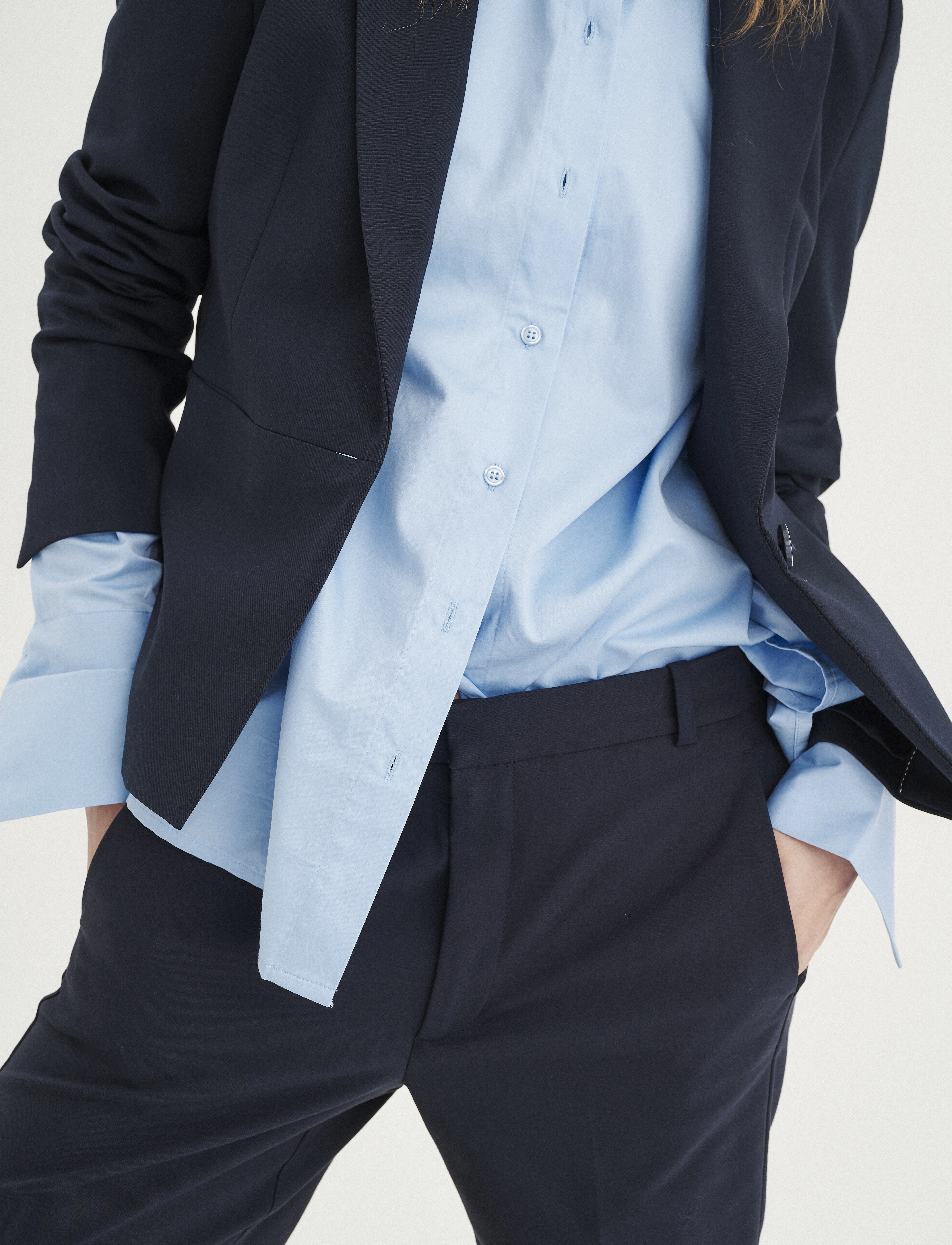 InWear Zella Blazer, 40, Blue, Blazere > Enkeltradede Blazere, Dame