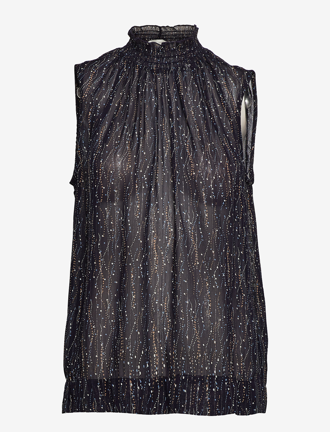 InWear - TrinaIW Top - marine blue firework dot - 0