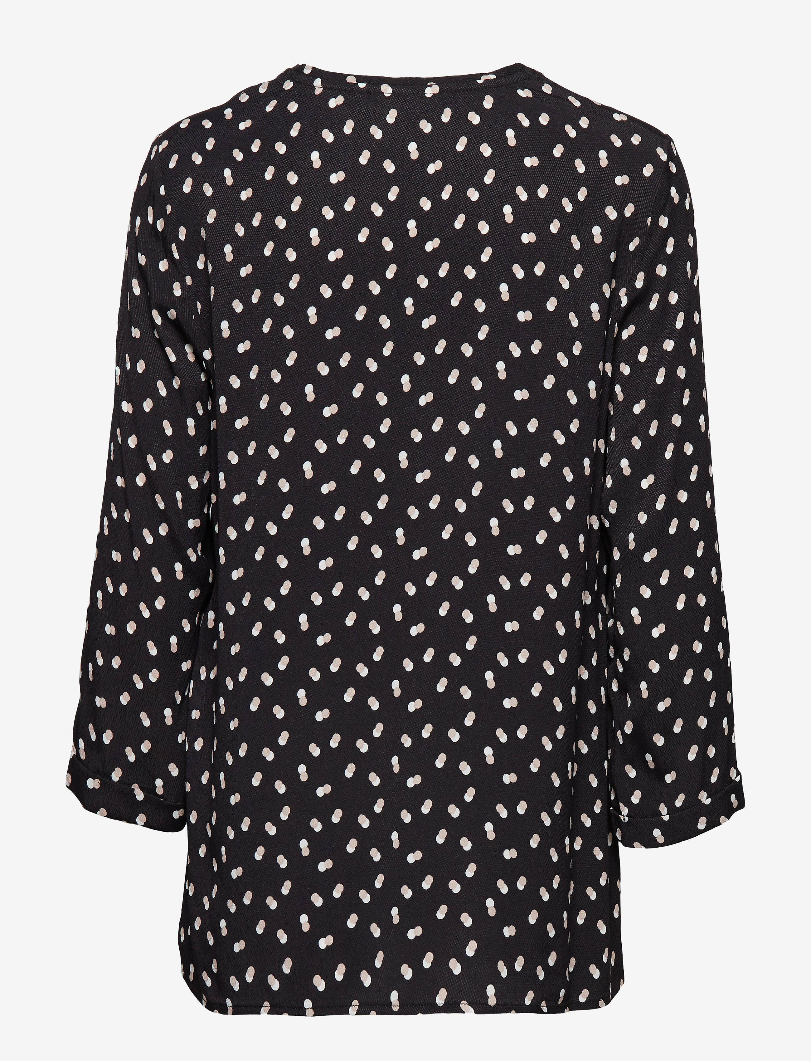 InWear - Blake V-neck Top - pikkade varrukatega pluusid - black double dot - 1