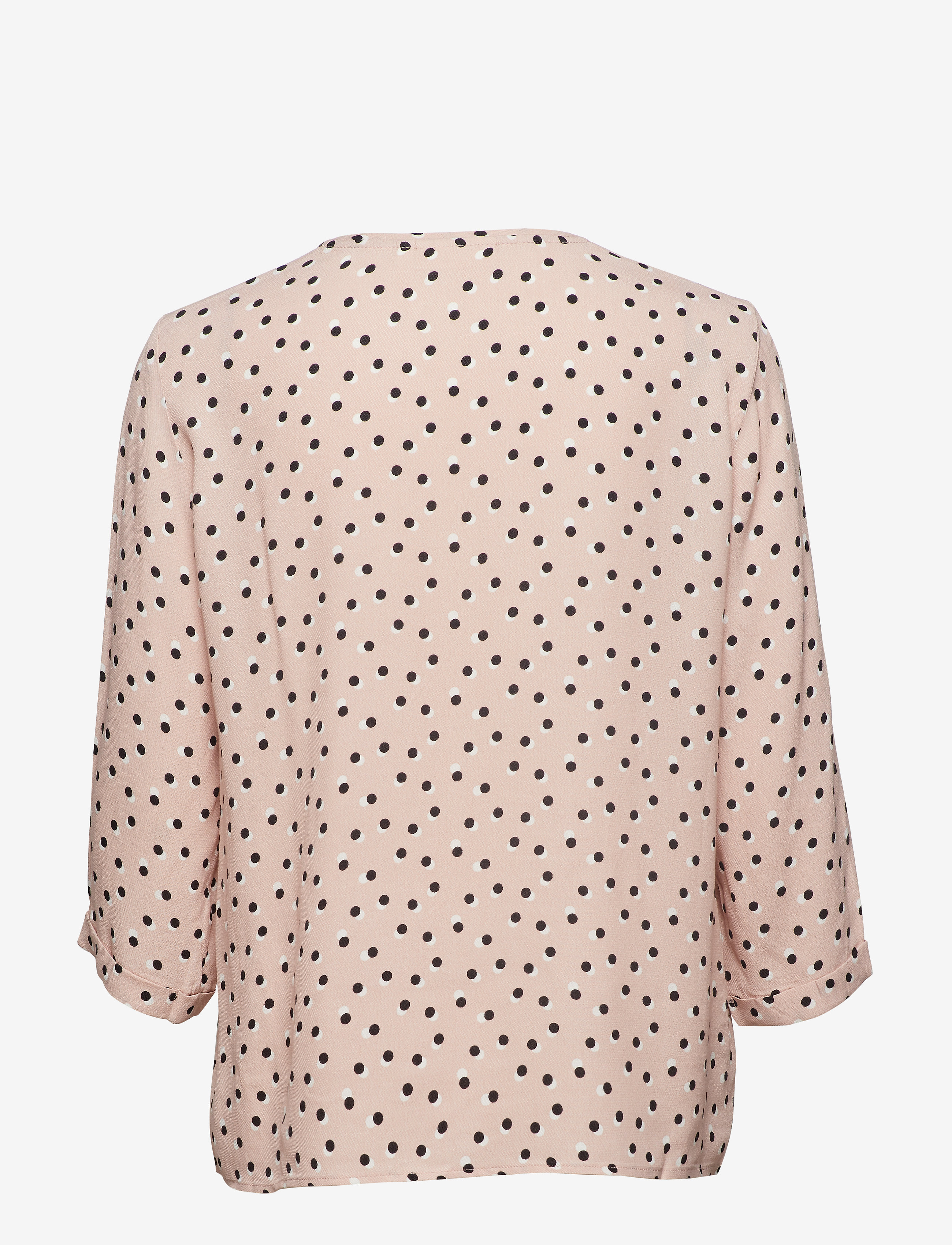 InWear - Blake V-neck Top - langärmlige blusen - rose dust double dot - 1