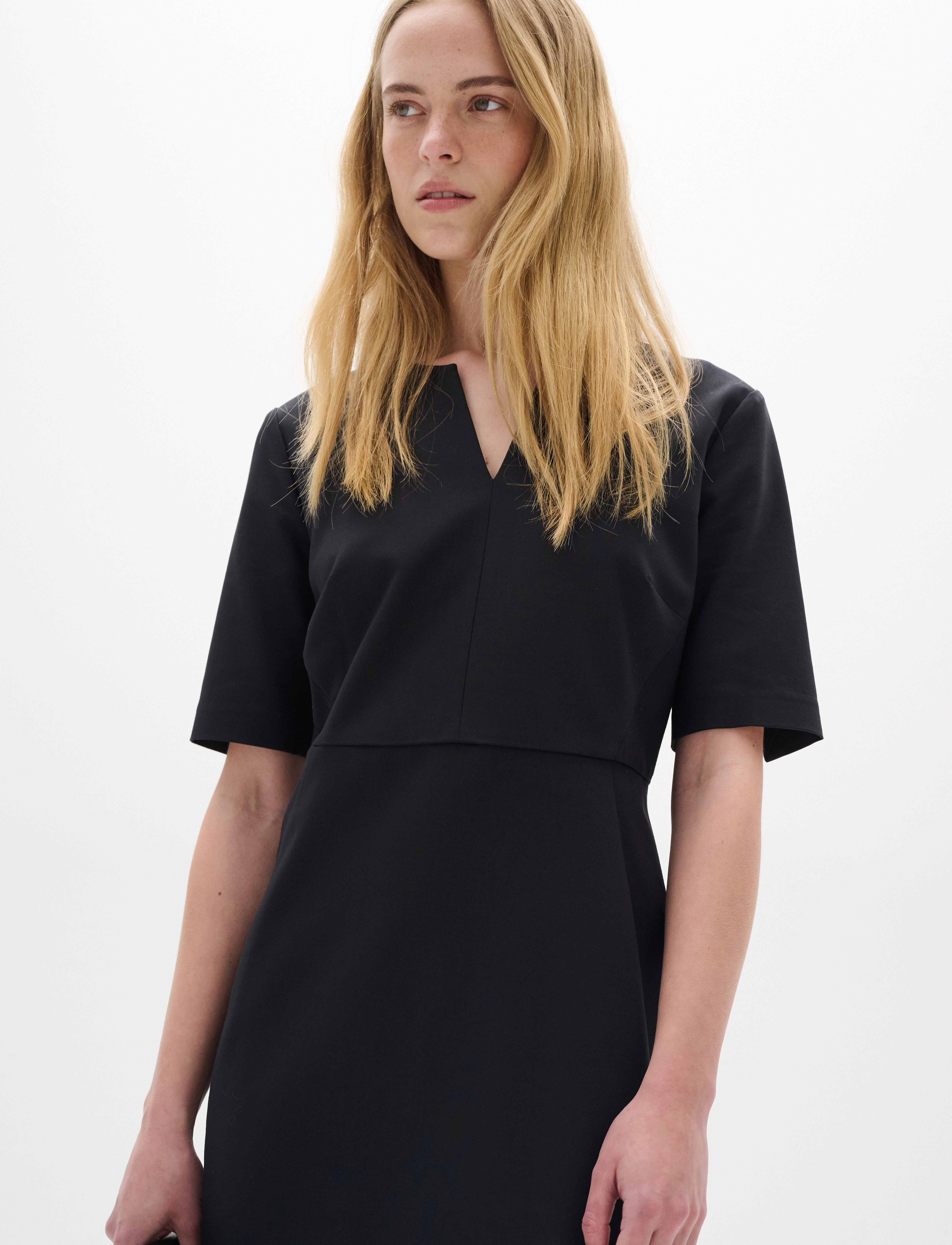 InWear Zella Dress, Kvinder, Kortærmet Etuikjole, Sort, Str: 42