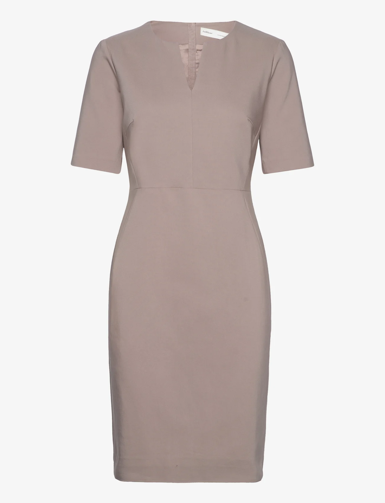 InWear - Zella Dress - feestelijke kleding voor outlet-prijzen - mocha grey - 0