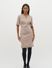 InWear - Zella Dress - party wear at outlet prices - mocha grey - 5