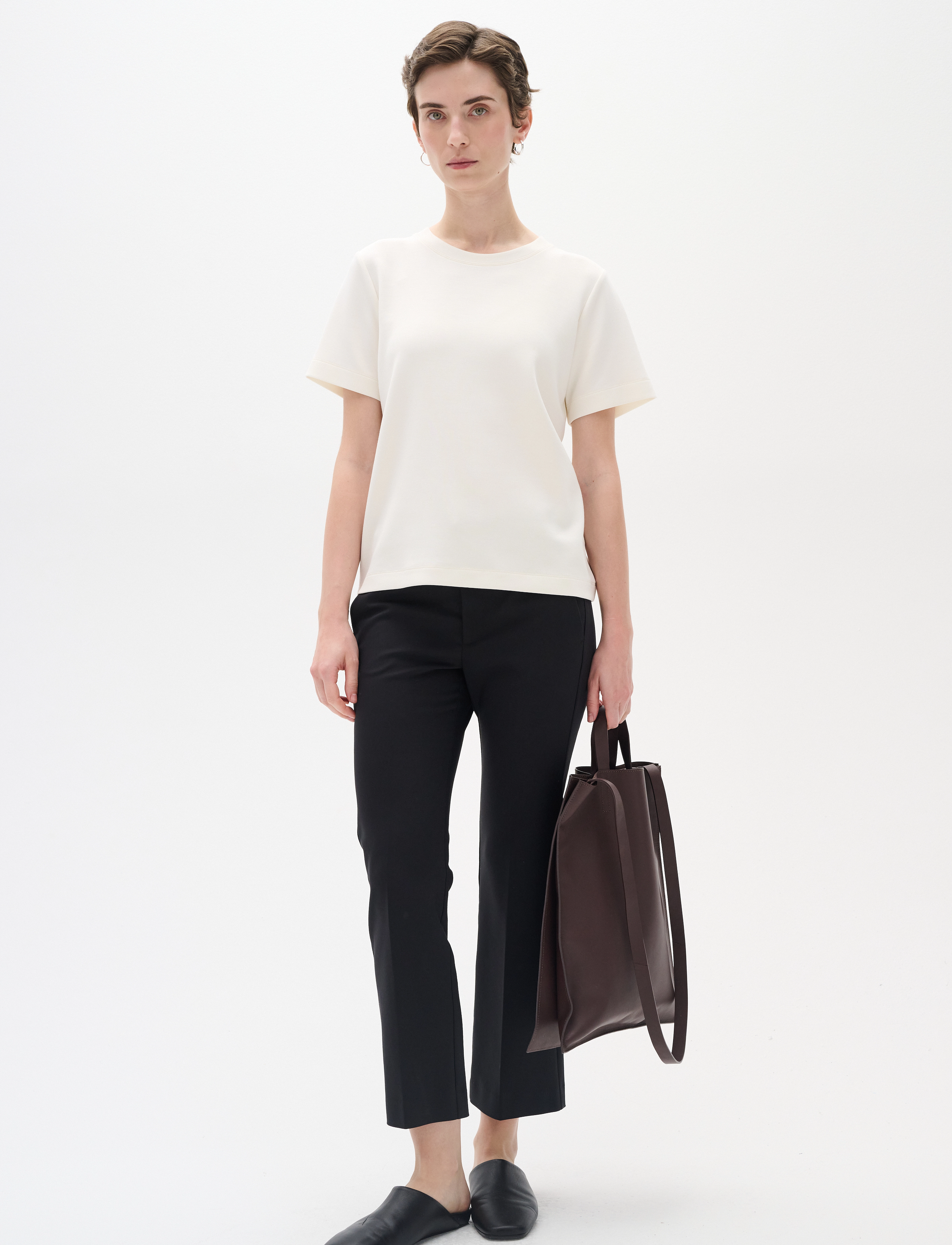 InWear - ZellaIW Kickflare Pant - pidulikud püksid - black - 3