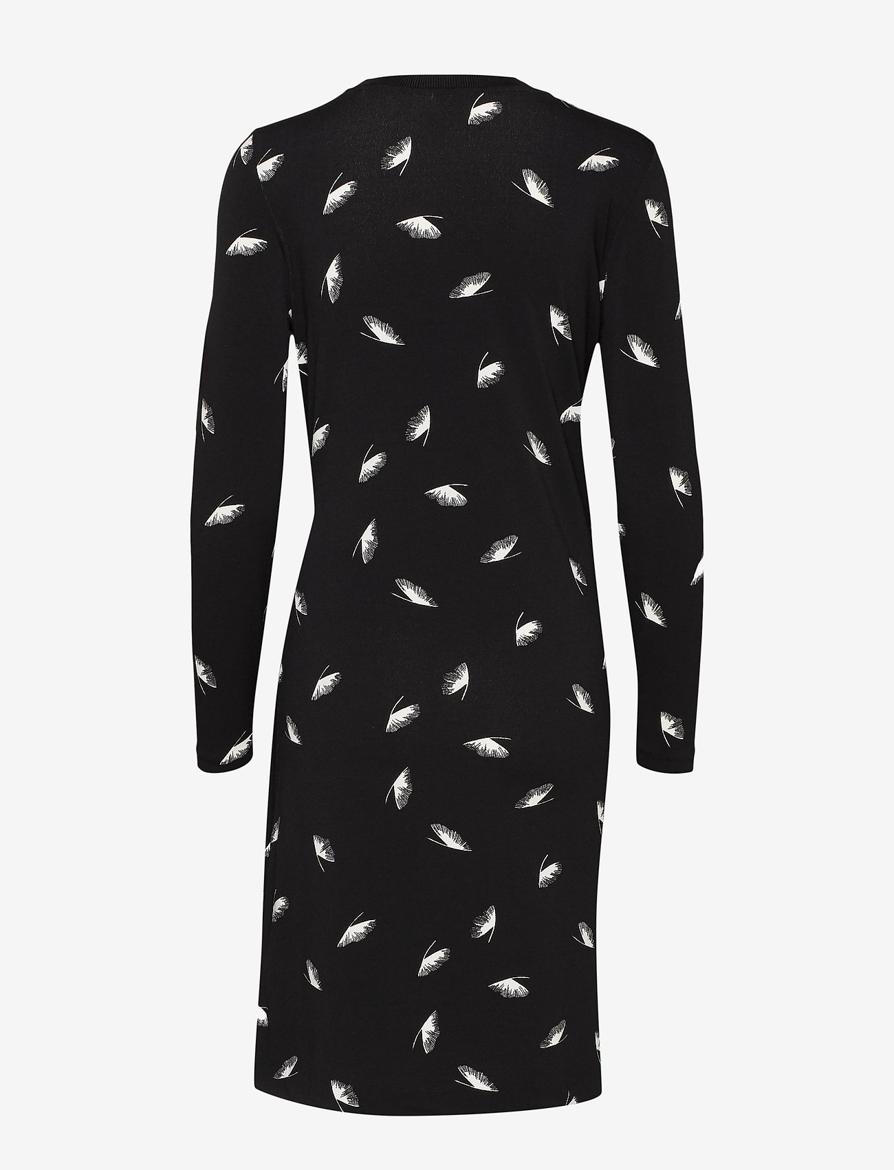 InWear - IzoraIW Dress - black ginko leaves - 1
