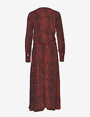 InWear - KavitaIW Long Dress - maxi dresses - russet brown snake - 1