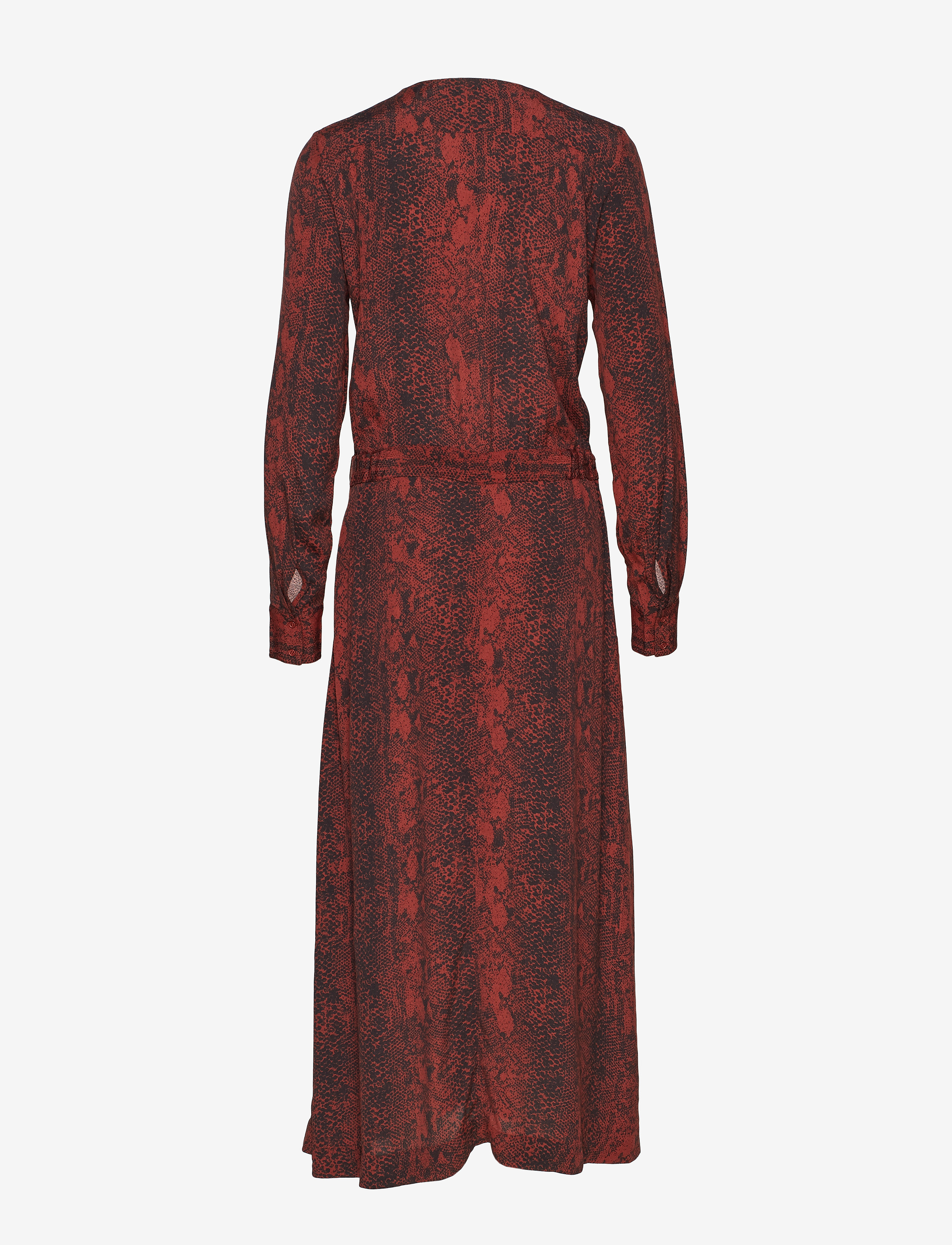 InWear - KavitaIW Long Dress - maxi kjoler - russet brown snake - 1