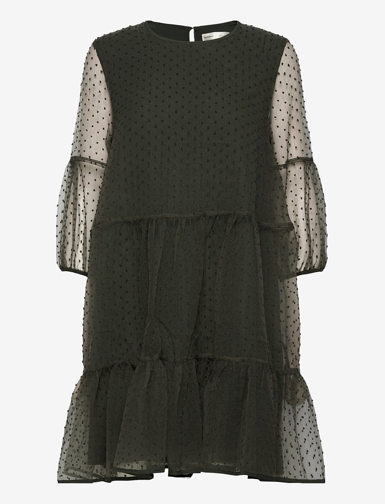 InWear - KaterinaIW Dress - korta klänningar - beetle green - 0