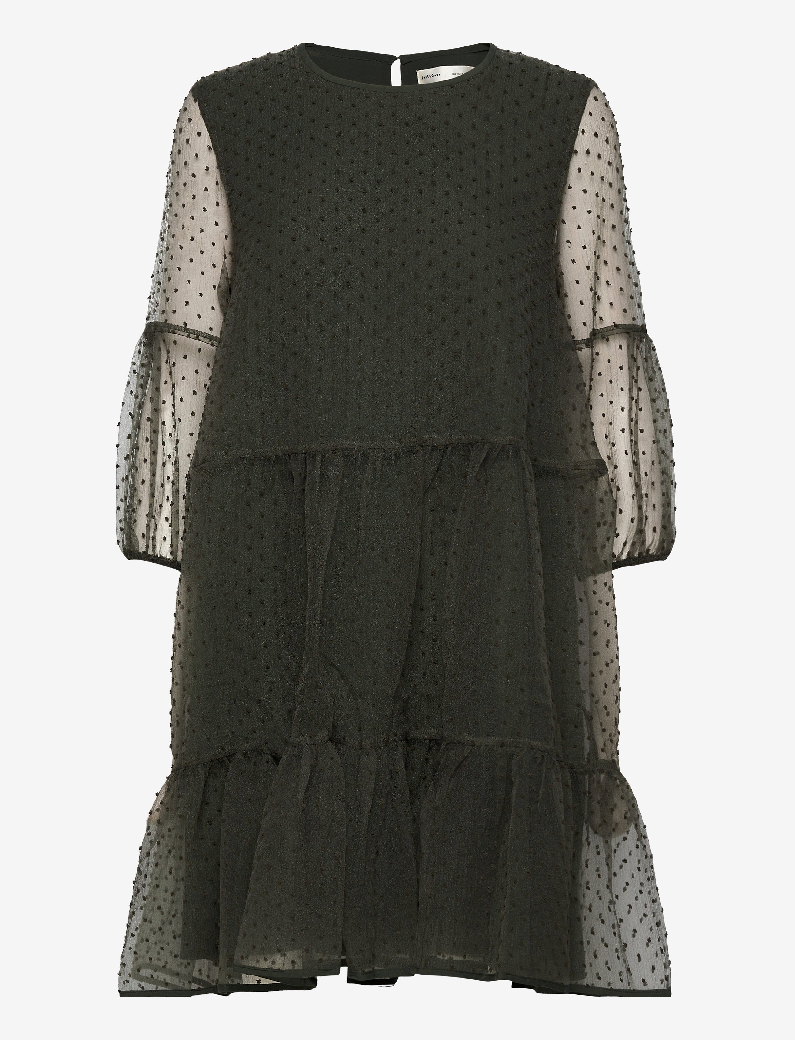InWear KaterinaIW Dress - Jurken - BEETLE GREEN / black