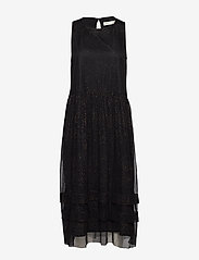 InWear - CharlotteIW Dress - midi garuma kleitas - black gold dot - 0