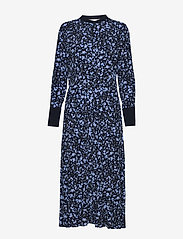LoganIW Dress - MARINE BLUE SHIBORI SPLASH