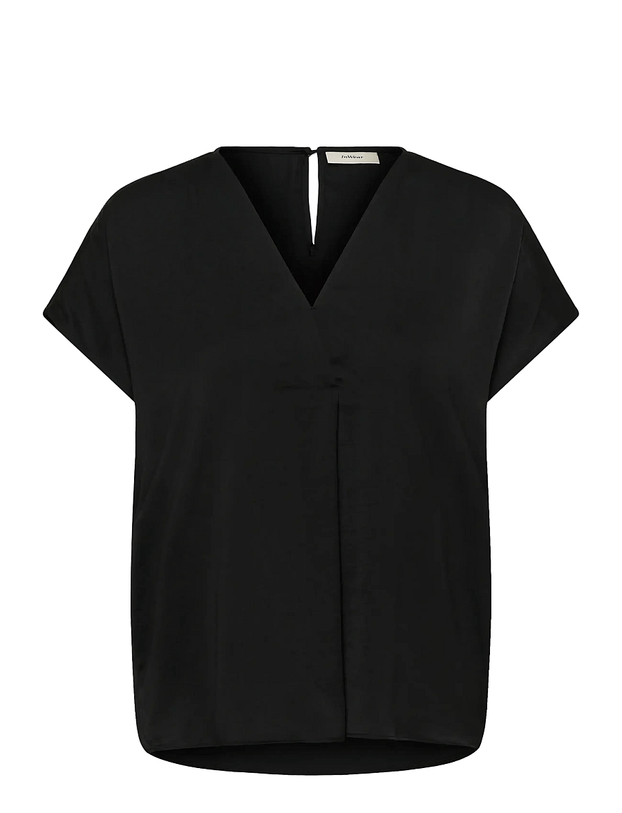 InWear - RindaIW Top - kortærmede bluser - black - 1