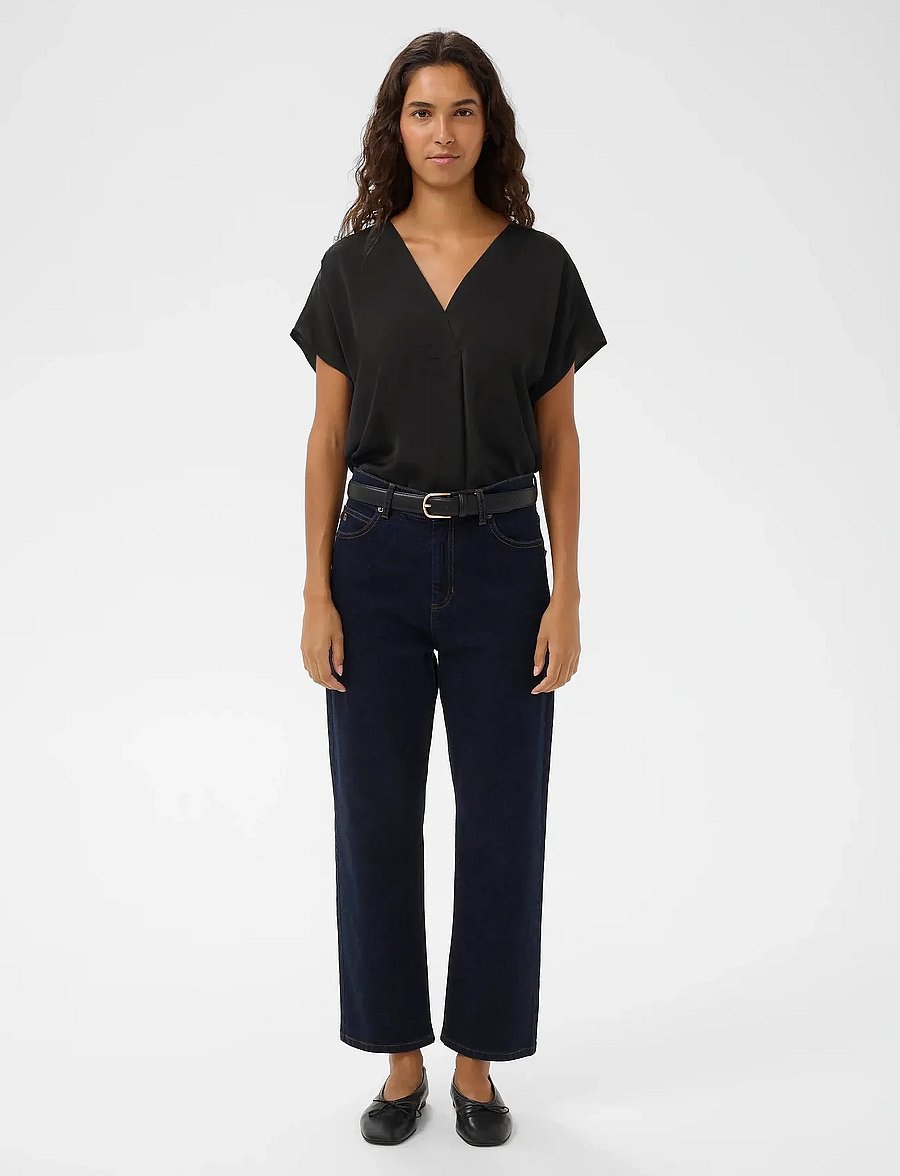 InWear - RindaIW Top - lühikeste varrukatega pluusid - black - 3